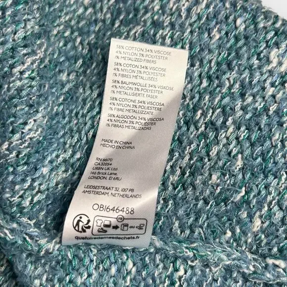 By Anthropologie Narwhal Icon Cardigan Sweater RARE Size XS/S - Picture 6 of 8